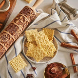 Wooden Embossing Rolling Pin Cookies