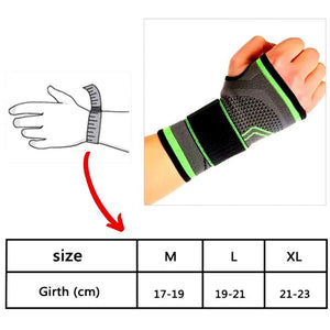 For Unisex Hand Wrist Support Fitness Wrist Brace Relief Adjustable Arthritis Carpal Tunnel M/L/XL Fitness Profession Bandage