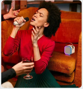 Gaming KTV Karaoke Live Streaming Microphone for iPhone Samsung Laptop with Noise Cancelling Bluetooth Speaker Professional Use