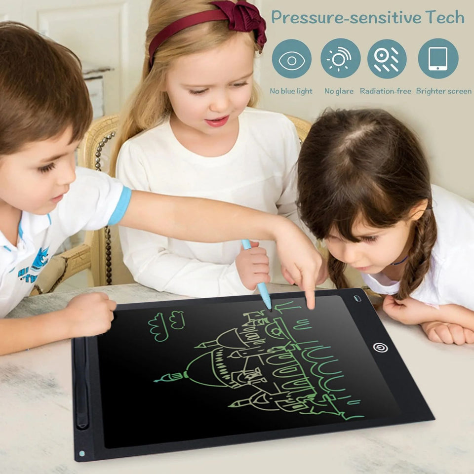Electronic Drawing Board(Brightness Increase By 20%), Writing Tablet For Kids, Colorful Screen Doodle Bo