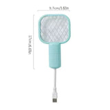 USB Purple Light Mosquito Swatter Electric Fly Killer Automatic Insect Trap for Home Travel Camping Pest Control Gadget