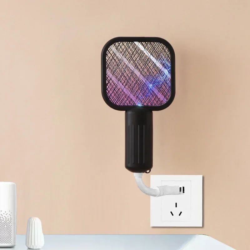 USB Purple Light Mosquito Swatter Electric Fly Killer Automatic Insect Trap for Home Travel Camping Pest Control Gadget