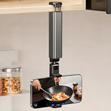 Portable Travel Phone Holder Desktop Adjustable Rotatable Cellphone Stands for Airplane Flight Train Foldable Seat Bracket