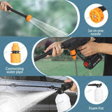 Cordless Electric Car Washer 24V 36V High Pressure Portable Lithium Battery Water Spray Gun for Wireless Cleaning