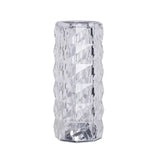 Crystal Diamond Table Lamp Rechargeable Acrylic Bedroom Bedside Ambiance Lamp Rose Decorative Lamp Touch Creative Night Lights