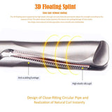 2 in 1 Hair Straightener And Curler Tourmaline Ceramic Twisted Flat Iron Straightening And Curling With LCD For Hair Styling