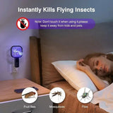 USB Purple Light Mosquito Swatter Electric Fly Killer Automatic Insect Trap for Home Travel Camping Pest Control Gadget