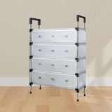 Shoe Rack Shoe Organizer Multifunction Sturdy Dustproof Storage Organizer Shelf for Entryway Apartment Hallway Books Sneakers