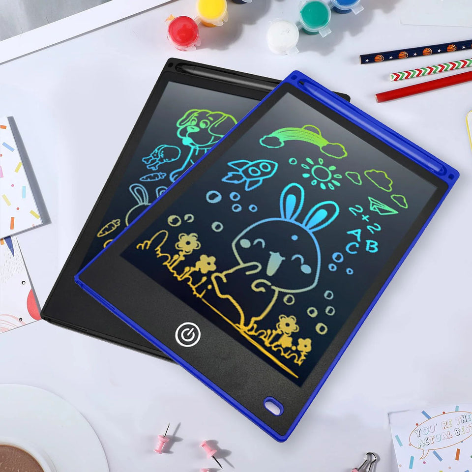Electronic Drawing Board(Brightness Increase By 20%), Writing Tablet For Kids, Colorful Screen Doodle Bo