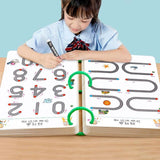 Pen Training Control Copybook Kindergarten Erasable Workbook Set Exercises Magical Tracing Puzzle Exercise Brain Tool for Kids
