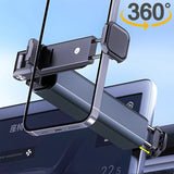 Portable Travel Phone Holder Desktop Adjustable Rotatable Cellphone Stands for Airplane Flight Train Foldable Seat Bracket