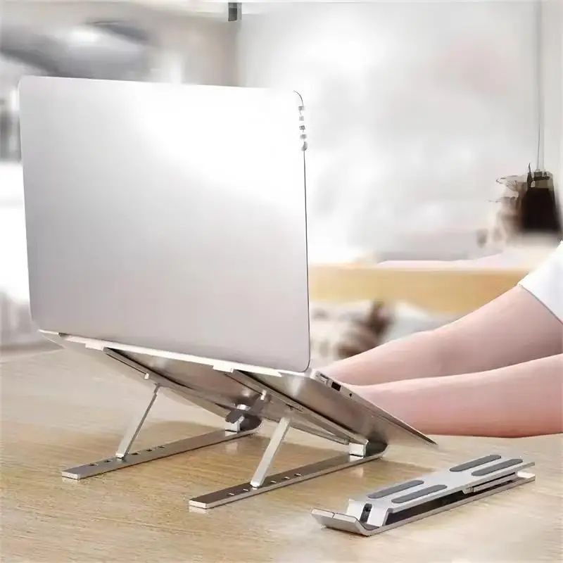 Aluminum Foldable Laptop Stand Adjustable Portable Notebook Holder Support Base For Macbook Air Pro Cooling Bracket Accessories